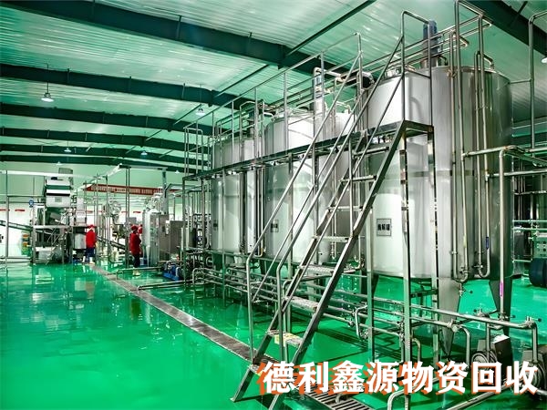 北京食品设备回收，拆除食品生产线，果汁饮料设备回收